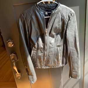 Express Black Leather Jacket